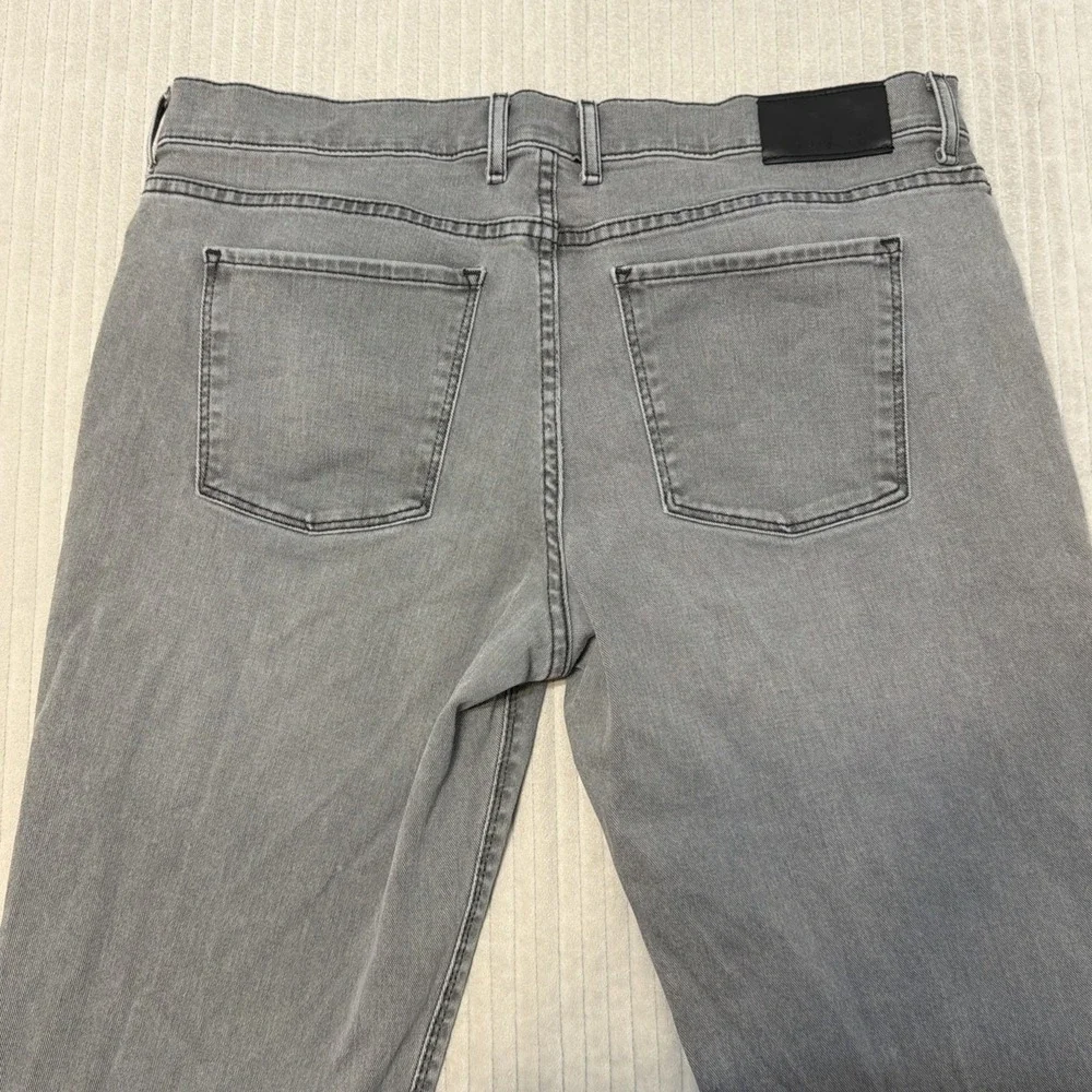 Mott And Bow Jeans Mens 36x30 Mercer Straight Leg Slim Gray Denim
